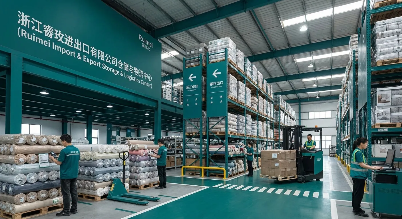 仓储物流示意图